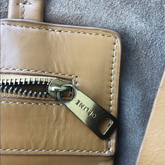 Celine vertical Bi-Cabas tote leather - Picture 8 of 11